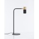 Sandy Black & Gold Aluminium LED GU10 1x10 Watt 220-240 Volt IP20 Bulb Excluded Cable Length: 165 cm D: 16 H: 55 cm 