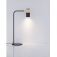 Sandy Black & Gold Aluminium LED GU10 1x10 Watt 220-240 Volt IP20 Bulb Excluded Cable Length: 165 cm D: 16 H: 55 cm 