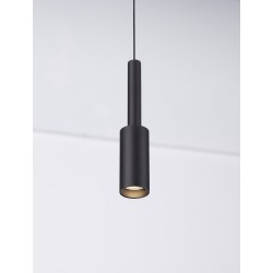 Sandy Black Aluminium LED 7 Watt 220-240 Volt 703Lm 3000K IP20 D: 4 H: 200 cm Adjustable Height 