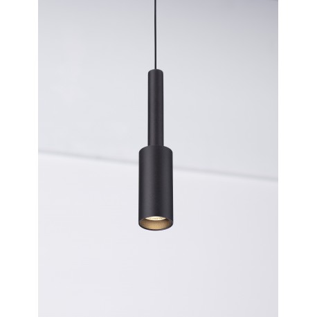 Sandy Black Aluminium LED 7 Watt 220-240 Volt 703Lm 3000K IP20 D: 4 H: 200 cm Adjustable Height 