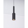 Sandy Black Aluminium LED 7 Watt 220-240 Volt 703Lm 3000K IP20 D: 4 H: 200 cm Adjustable Height