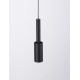 Sandy Black Aluminium LED 7 Watt 220-240 Volt 703Lm 3000K IP20 D: 4 H: 200 cm Adjustable Height 