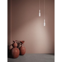 Sandy White Aluminium LED 7 Watt 220-240 Volt 703Lm 3000K IP20 D: 4 H: 200 cm Adjustable Height 
