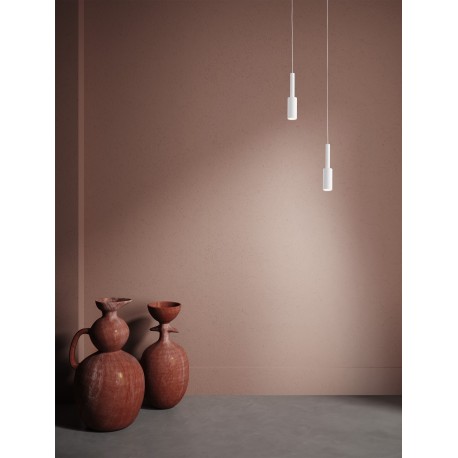 Sandy White Aluminium LED 7 Watt 220-240 Volt 703Lm 3000K IP20 D: 4 H: 200 cm Adjustable Height 