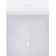 Sandy White Aluminium LED 7 Watt 220-240 Volt 703Lm 3000K IP20 D: 4 H: 200 cm Adjustable Height 