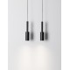 Sandy Black Aluminium LED 14 Watt 220-240 Volt 1121Lm 3000K IP20 L: 30 H: 200 cm Adjustable Height 