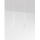 Sandy White Aluminium LED 14 Watt 220-240 Volt 1121Lm 3000K IP20 L: 30 H: 200 cm Adjustable Height 