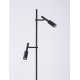 Sandy Black Aluminium LED 14W 220-240 Volt 1121Lm 3000K IP20 Cable Length: 180 cm D: 25 H: 161 cm 