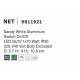 Sandy White Aluminium Switch On/Off LED GU10 1x10 Watt IP20 220-240 Volt Bulb Excluded D: 5.7 H1: 9 H2: 10.5 cm 