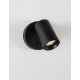 Sandy Black Aluminium Switch On/Off LED GU10 1x10 Watt IP20 220-240 Volt Bulb Excluded D: 5.7 H1: 9 H2: 10.5 cm 