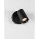 Sandy Black Aluminium Switch On/Off LED GU10 1x10 Watt IP20 220-240 Volt Bulb Excluded D: 5.7 H1: 9 H2: 10.5 cm 