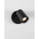 Sandy Black Aluminium Switch On/Off LED GU10 1x10 Watt IP20 220-240 Volt Bulb Excluded D: 5.7 H1: 9 H2: 10.5 cm 