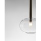 Sandy Gold Metal & Clear Glass LED G9 1x5 Watt 230 Volt IP20 Bulb Excluded D: 24 H: 191 cm Adjustable Height 