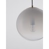 Brass Gold Metal & Gradient White Glass LED E27 1x12 Watt 230 Volt IP20 Bulb Excluded D: 30 H: 120 cm Adjustable Height