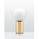 Brass Gold Metal & Gradient White Glass LED E27 1x12 Watt 230 Volt IP20 Bulb Excluded Cable Length: 190 cm D: 20 H: 35.5 cm 