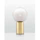 Brass Gold Metal & Gradient White Glass LED E27 1x12 Watt 230 Volt IP20 Bulb Excluded Cable Length: 190 cm D: 20 H: 35.5 cm 
