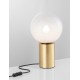 Brass Gold Metal & Gradient White Glass LED E27 1x12 Watt 230 Volt IP20 Bulb Excluded Cable Length: 190 cm D: 20 H: 35.5 cm 