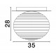Matt Gold Metal & Milky White Structured Glass LED E27 1x12 Watt 230 Volt IP20 Bulb Excluded 35 D: 35 H: 28 cm 