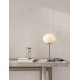 Matt Gold Metal & Milky White Structured Glass LED E14 1x5 Watt 230 Volt IP20 Bulb Excluded Cable Length: 190 cm D: 18 H: 38 cm 