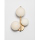 Opal Glass & Matt Gold Metal LED G9 3x5 Watt 230 Volt IP20 Bulb Excluded L: 23 W: 19 H: 32 cm 