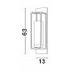 Gold Metal & Opal Glass LED E27 1x12 Watt 230 Volt IP20 Bulb Excluded L: 13 W: 14.7 H: 63 cm 