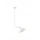 Sandy White Metal Outside Gold Metal Inside LED E27 1x12 Watt 230 Volt IP20 Bulb Excluded L: 40 W: 27 H: 120 cm Fixed height Adj