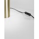 Gold & Black Aluminium & Acrylic LED 18 Watt 230 Volt 733.9Lm 3000K IP20 Cable Length: 175 cm D: 25 H: 31 cm 