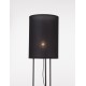 Black Fabric Shade & Black Aluminium LED E27 1x12 Watt 230 Volt IP20 Bulb Excluded Cable Length: 300 cm D: 30 H: 135 cm 