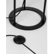 Black Fabric Shade & Black Aluminium LED E27 1x12 Watt 230 Volt IP20 Bulb Excluded Cable Length: 300 cm D: 30 H: 135 cm 