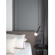 Sandy Black Metal Opal Glass LED G9 1x5 Watt 230 Volt IP20 Class II Bulb Excluded D: 32 H: 68 cm 