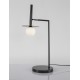Sandy Black Metal Opal Glass LED G9 1x5 Watt 230 Volt IP20 Class II Bulb Excluded D: 32 H: 68 cm 
