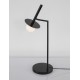 Sandy Black Metal Opal Glass LED G9 1x5 Watt 230 Volt IP20 Class II Bulb Excluded D: 32 H: 68 cm 