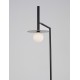 Sandy Black Metal Opal Glass LED G9 1x5 Watt 230 Volt IP20 Class II Bulb Excluded D: 42 H: 165 cm 