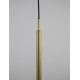 Brass Gold Metal Opal Glass LED G9 1x5 Watt 230 Volt IP20 Bulb Excluded D: 22 H1: 55 H2: 150 cm Adjustable height 