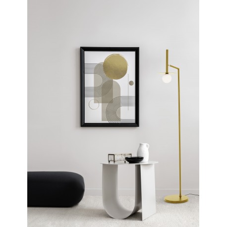 Brass Gold Metal Opal Glass LED G9 1x5 Watt 230 Volt IP20 Class II Bulb Excluded D: 42 H: 165 cm 