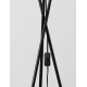 Black Fabric Shade Black Metal LED E27 1x12 Watt 230 Volt IP20 Bulb Excluded Cable Length: 200 cm D: 44 W: 38 H: 145 cm 