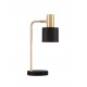 Gold Metal Sandy Black Metal Shade Black Base LED E14 1x5 Watt 230 Volt IP20 Bulb Excluded Cable Length: 155 cm D: 28 H: 43.5 cm