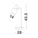 Gold Metal Sandy Black Metal Shade Black Base LED E14 1x5 Watt 230 Volt IP20 Bulb Excluded Cable Length: 155 cm D: 28 H: 43.5 cm