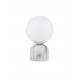 White Marble Opal Glass LED E14 1x5 Watt 230 Volt IP20 Bulb Excluded D: 14.5 H: 24 cm 