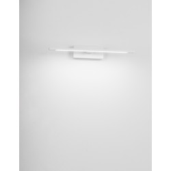 Sandy White Aluminium & Acrylic LED 12 Watt 230 Volt 913Lm 3000K IP44 L: 41.5 W: 14 H: 6 cm 