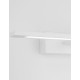 Sandy White Aluminium & Acrylic LED 12 Watt 230 Volt 913Lm 3000K IP44 L: 41.5 W: 14 H: 6 cm 