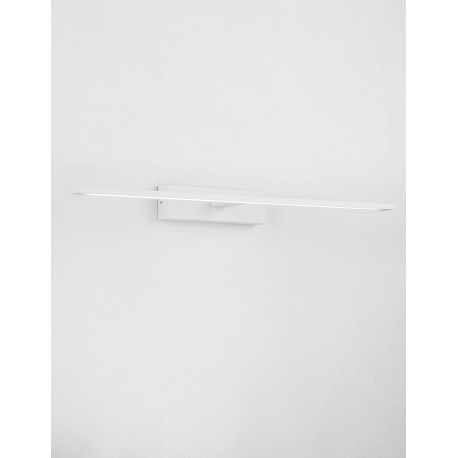 Sandy White Aluminium & Acrylic LED 20 Watt 230 Volt 1615Lm 3000K IP44 L: 62 W: 14 H: 6 cm 