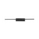 Sandy Black Aluminium & Acrylic LED 20 Watt 230 Volt 1615Lm 3000K IP44 L: 62 W: 14 H: 6 cm 