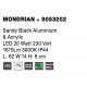 Sandy Black Aluminium & Acrylic LED 20 Watt 230 Volt 1615Lm 3000K IP44 L: 62 W: 14 H: 6 cm 