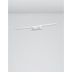 Sandy White Aluminium & Acrylic LED 30 Watt 230 Volt 2422Lm 3000K IP44 L: 96 W: 14 H: 6 cm 