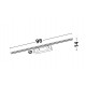 Sandy White Aluminium & Acrylic LED 30 Watt 230 Volt 2422Lm 3000K IP44 L: 96 W: 14 H: 6 cm 