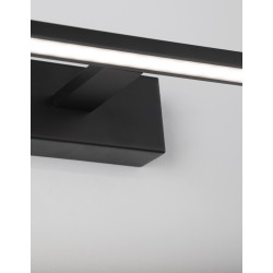 Sandy Black Aluminium & Acrylic LED 30 Watt 230 Volt 2422Lm 3000K IP44 L: 96 W: 14 H: 6 cm 