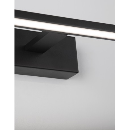 Sandy Black Aluminium & Acrylic LED 30 Watt 230 Volt 2422Lm 3000K IP44 L: 96 W: 14 H: 6 cm 