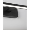 Sandy Black Aluminium & Acrylic LED 30 Watt 230 Volt 2422Lm 3000K IP44 L: 96 W: 14 H: 6 cm