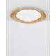 Triac Dimmable Golden Leaf Metal & White Acrylic Diffuser LED 28 Watt 230 Volt 1400Lm 3000K IP20 D: 50 H: 10 cm 